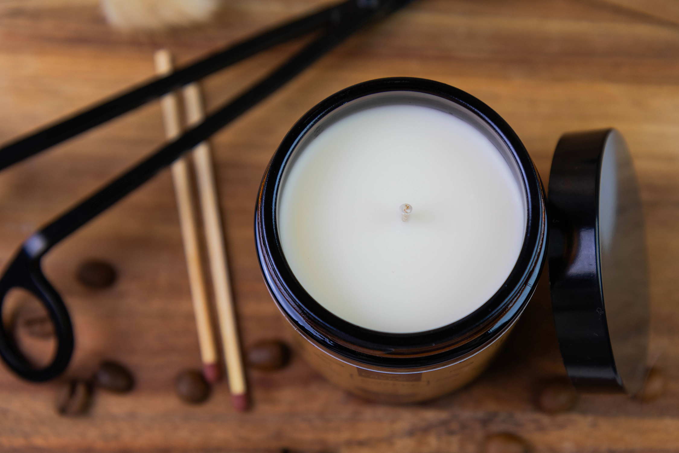 Coffee Scented Soy Wax Candle - Image 5