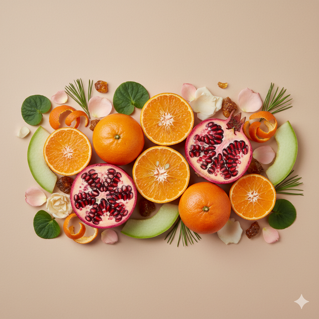 Mandarin and Pomegranate Scented Soy Wax Candle - Time to Enjoy - Image 11