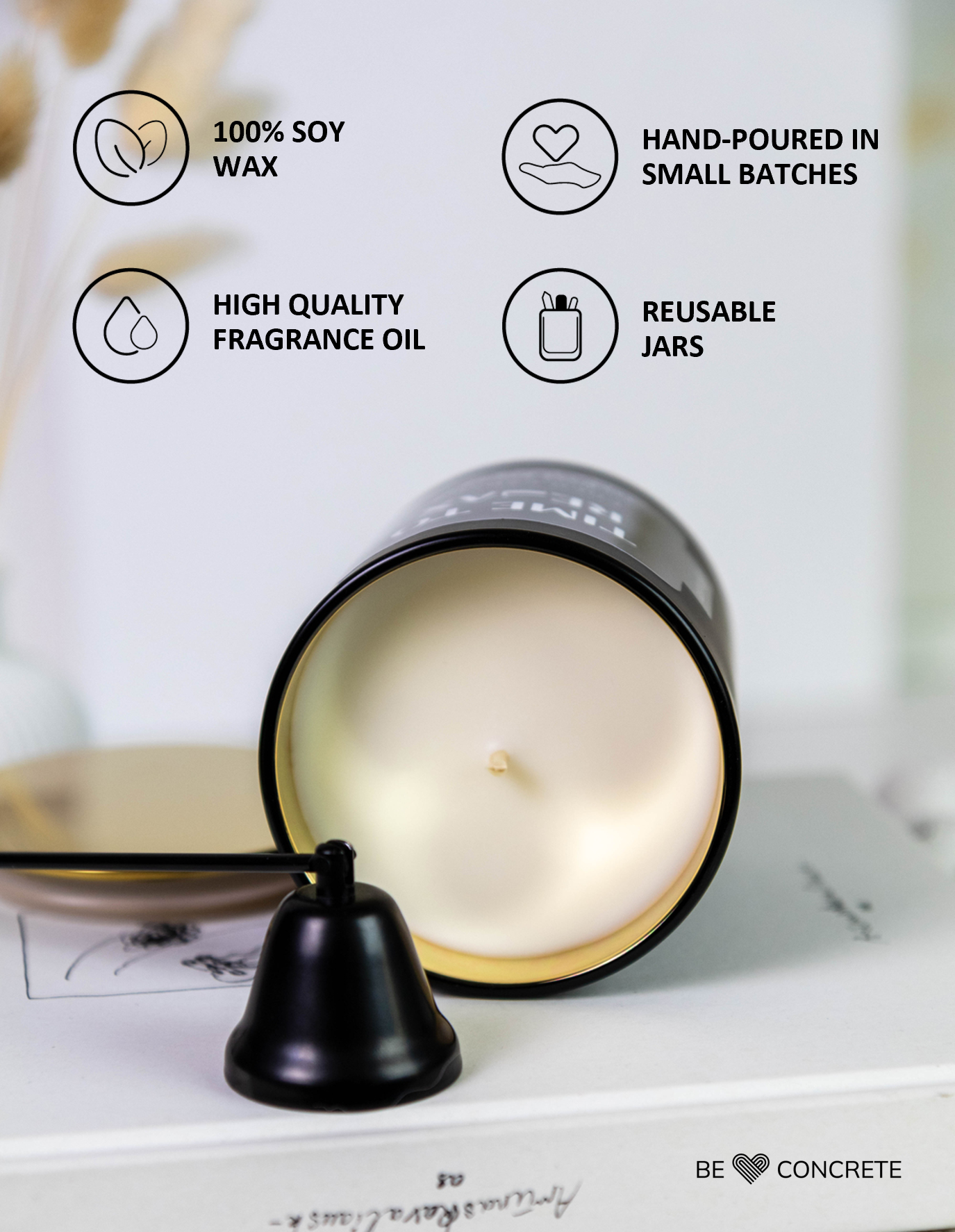 Coco Cabana Scented Soy Wax Candle - Time to Relax - Image 9