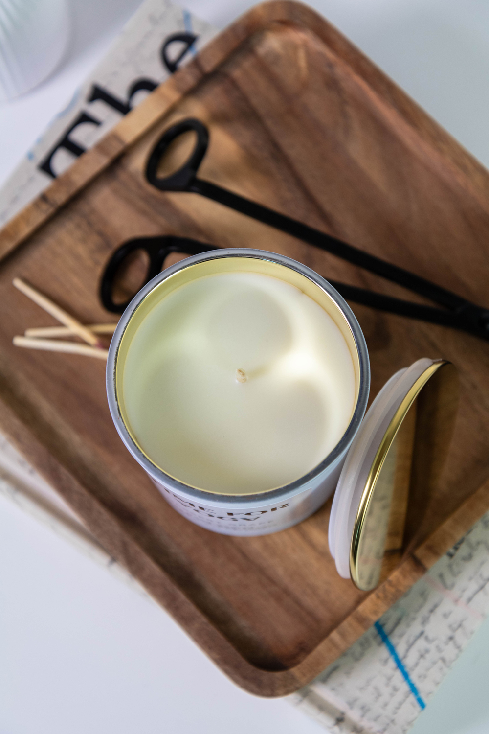 Dessert Grape Scented Soy Wax Candle - Time For Yoga - Image 6